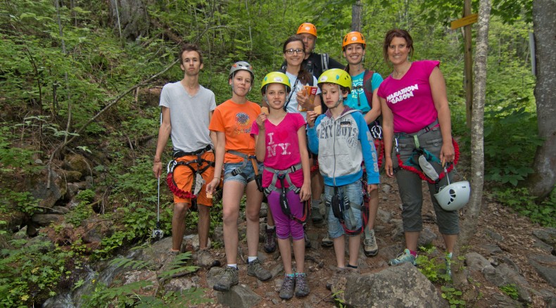 La via ferrata de la Combe de Narreyroux