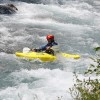 Kayakiste sur l'Onde en Vallouise