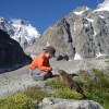 Rencontre sur le glacier noir